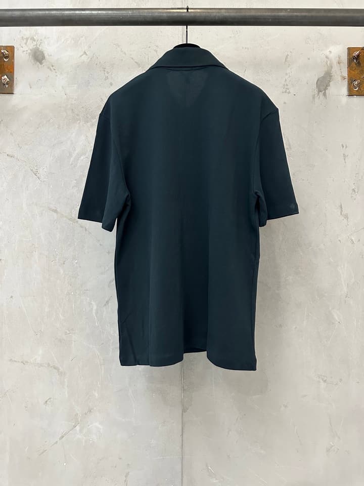 Loewe Embroidered Logo Cotton Polo Shirt – 26SS in Navy Blue