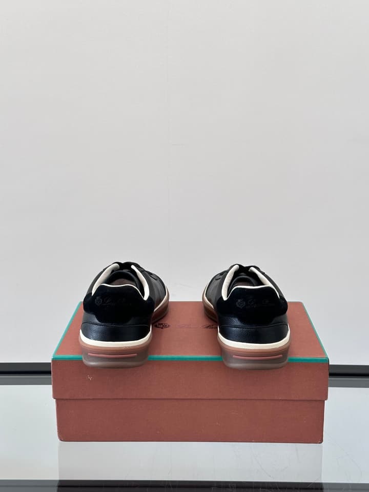 Loro Piana WeekendWalk Suede Sneakers in Cream Suede