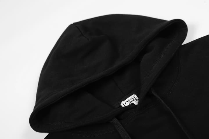 Loewe Chest Leather Patch Hooded Sweatshirt – 25SS
