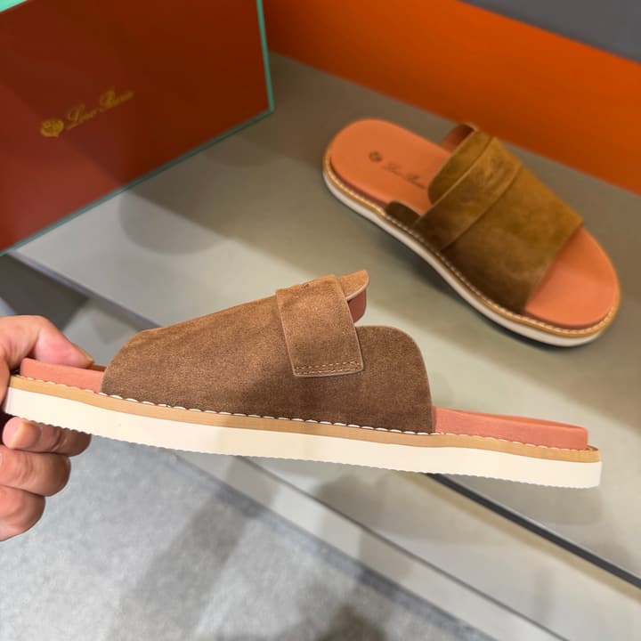 Loro Piana Summer Walk Crisscross Mules