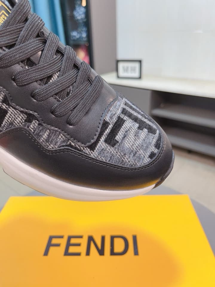 Fendi Classic Calfskin Sneakers