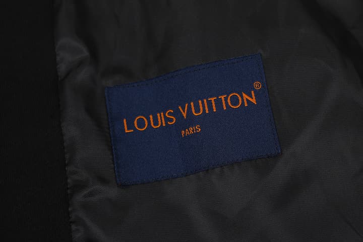 Louis Vuitton Cotton Knit Bomber Jacket – 25SS in Black And White Varsity Jacket