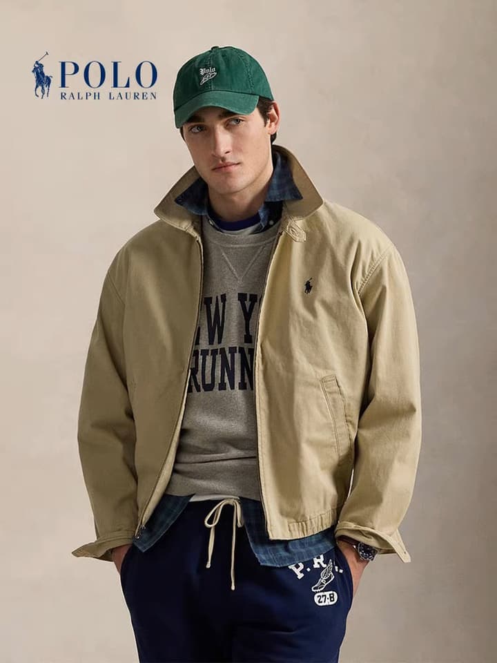 Ralph Lauren Oversized Cotton Jacket – 25SS in Deep Navy