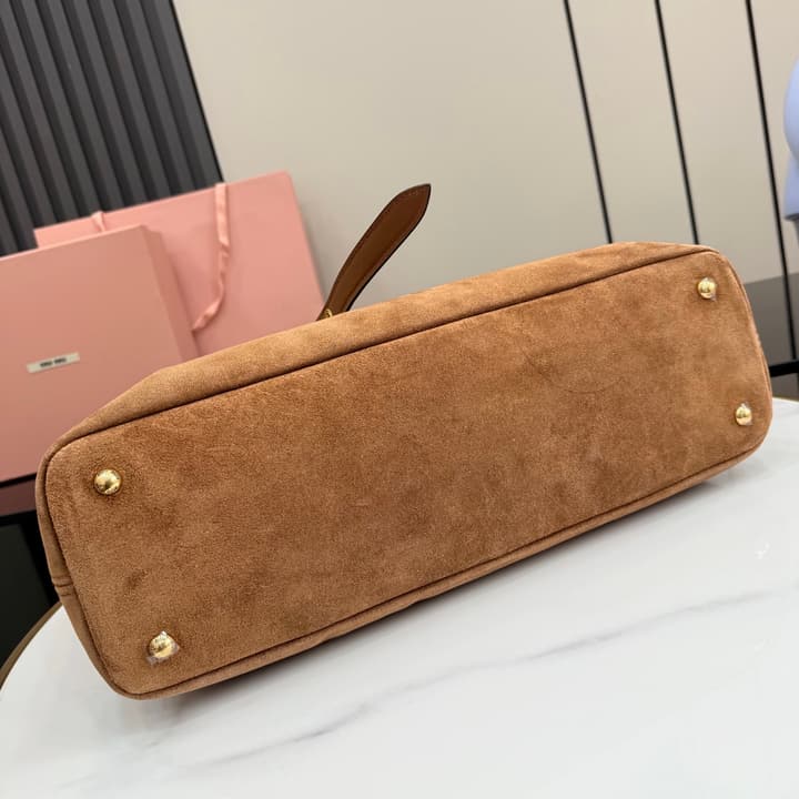 Miu Miu Aventure Suede Tote Bag