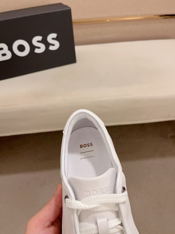 Boss Premium Casual Men's Sneakers in Black Monochromatic