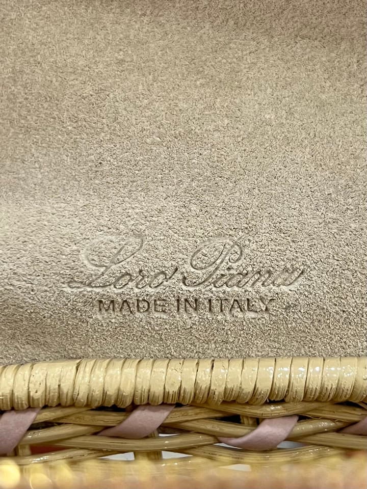 Loro Piana Extra Pocket L19 Bamboo and Leather Handbag in Pink