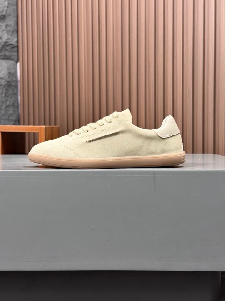 Zegna Old Money Suede Casual Sneakers