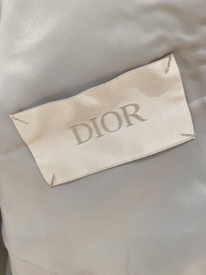 Dior Leather Jacket – 2025SS/FW Collection in Light Gray Suede Jacket