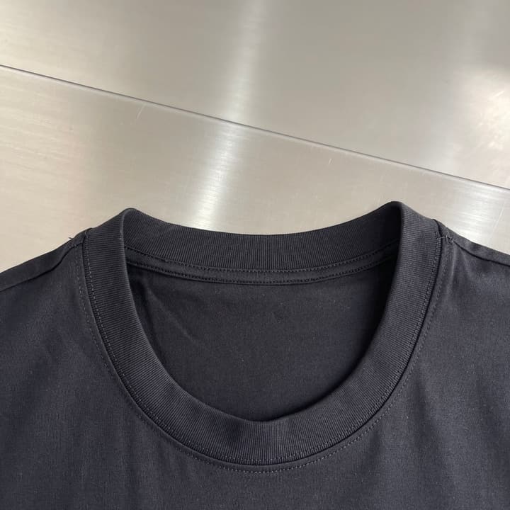 Loewe Embroidered Cotton T-Shirt in Classic Black