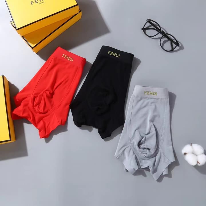 Fendi Seamless Modal Boxer Briefs 3-Pack