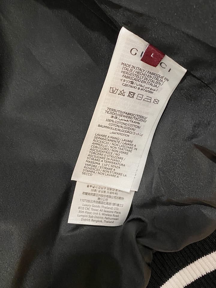 Gucci Men's Casual Jacket – 2025 Spring/Summer Collection in Charcoal Monogram Bomber
