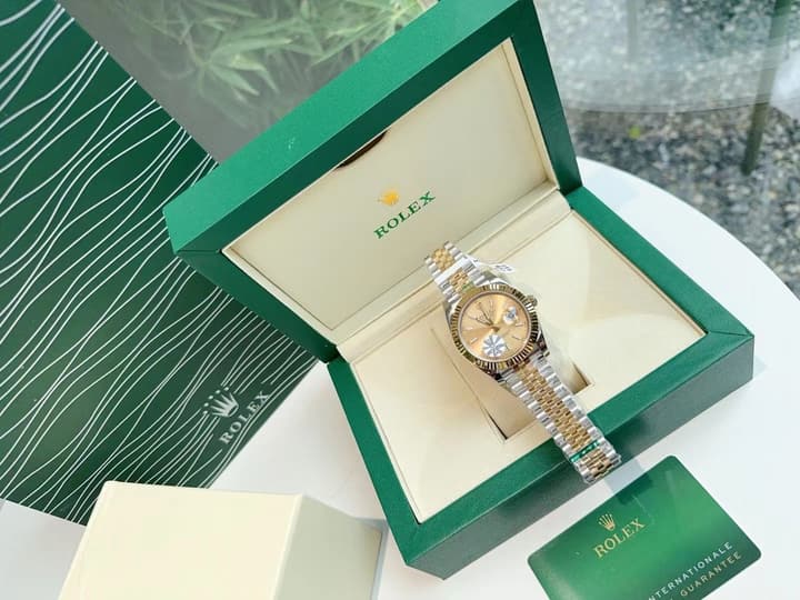 Rolex Datejust 41mm Mechanical Watch in Bronze Gold Dial