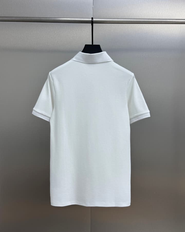 Dior Embroidered Letter Polo Shirt in Black