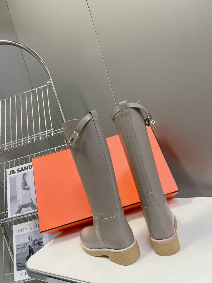Hermès Kelly Riding Boots in Black