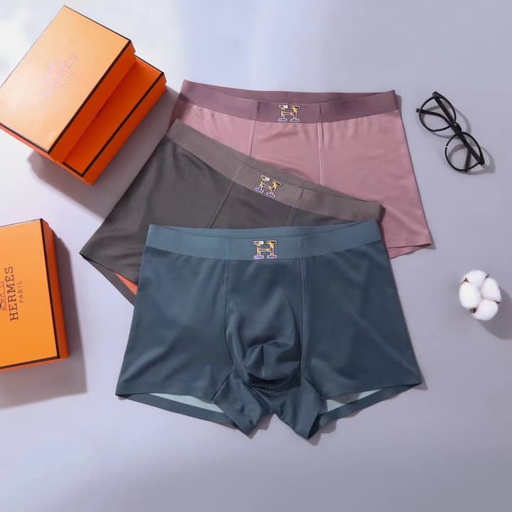 Hermès Men's Seamless Modal Underwear Set
