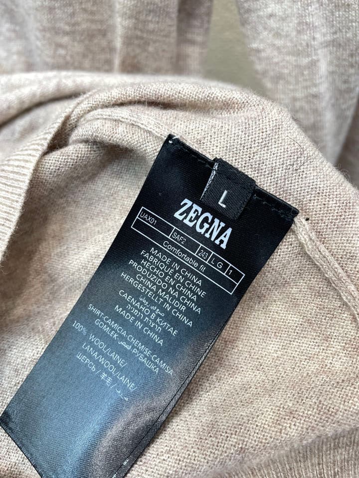 Zegna Men's Casual Wool Sweater