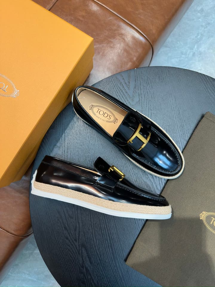 Tod's Gommino Calfskin Loafers in Assorted Loafers Display