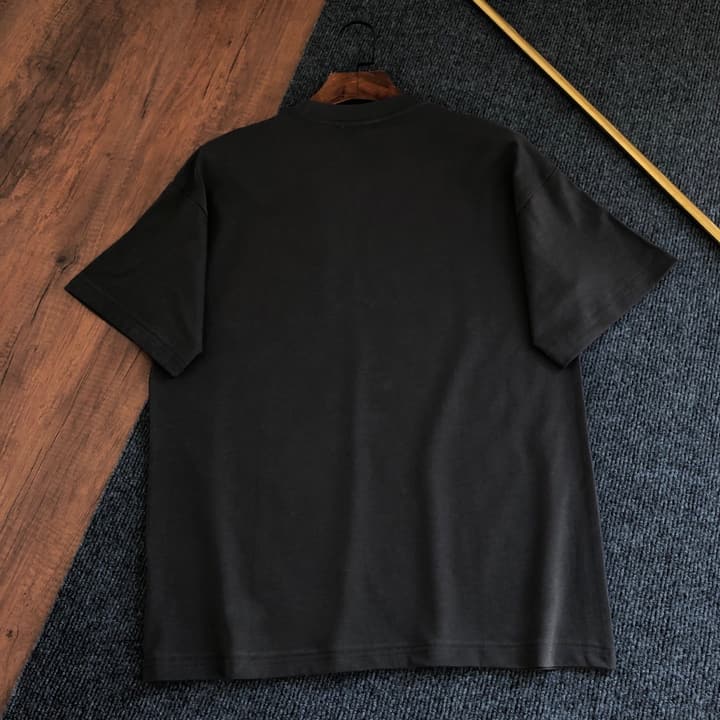 Dior Embroidered Logo T-Shirt – 2026SS in Apricot Ringer With Navy Collar