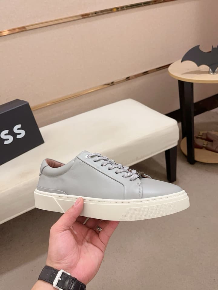 Boss Premium Casual Men's Sneakers in Black Monochromatic