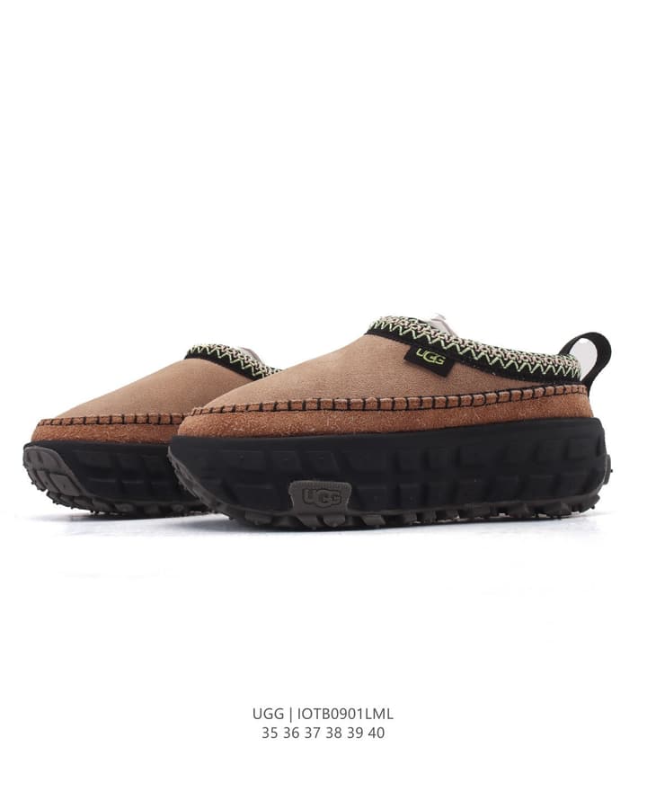 UGG Tire Sole Cotton Slippers Snow Boots in White
