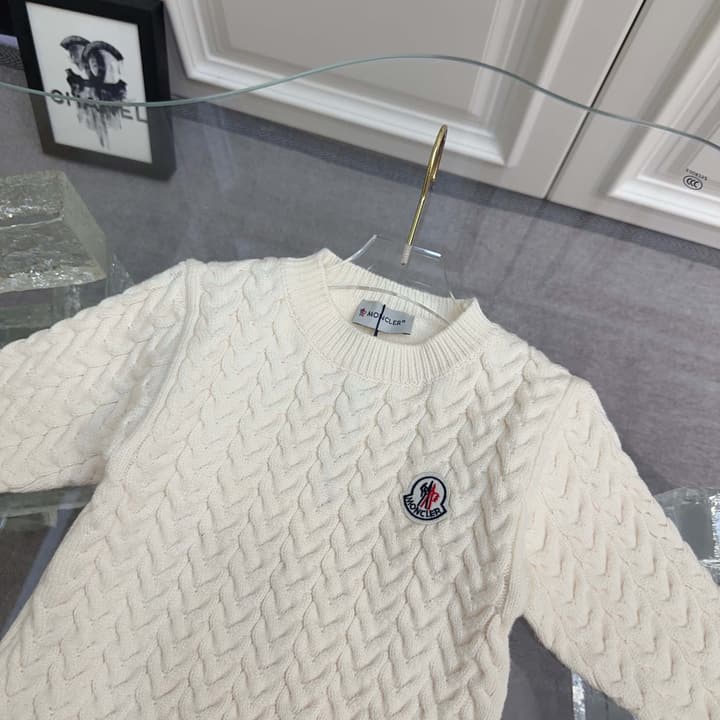 Moncler Kids Cable Knit Mermaid Dress – Kids Collection in Cable Knit Cream