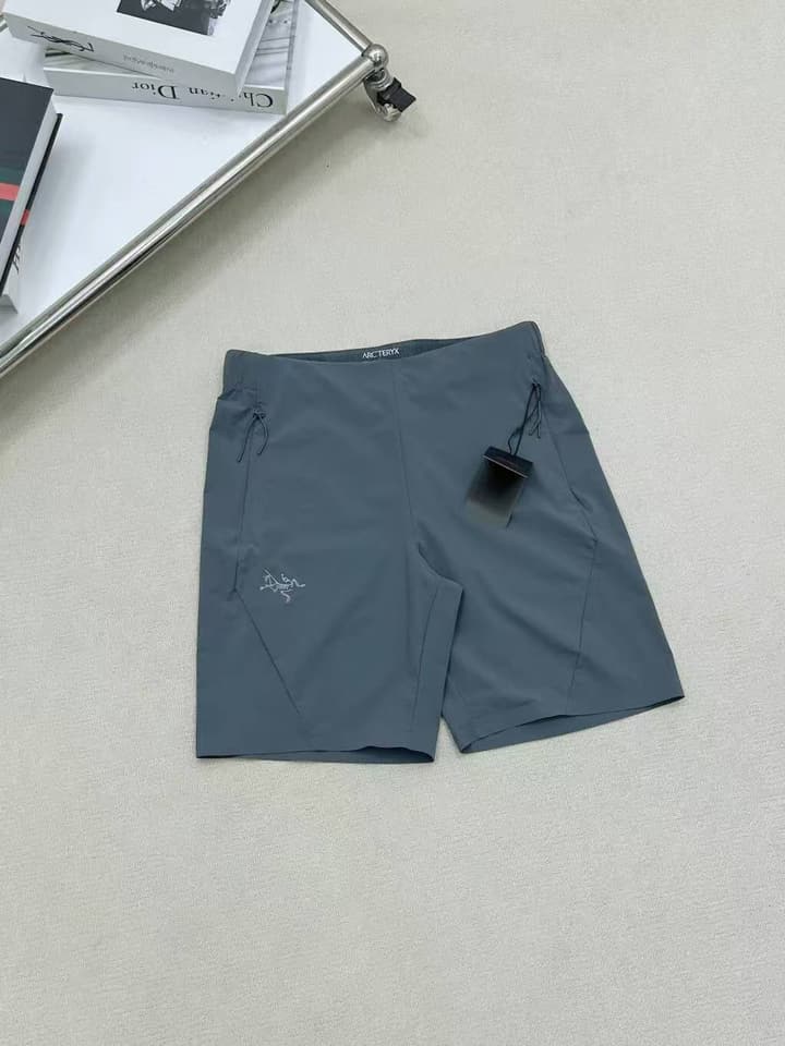 Arc'teryx Captive Embroidered Functional Shorts in Army Green
