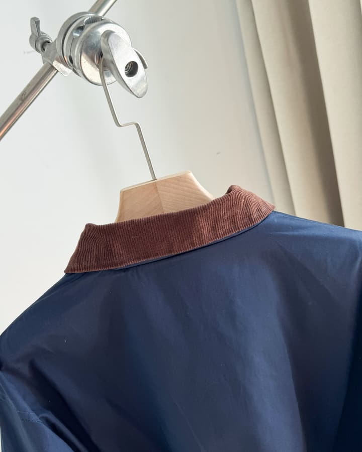 Ralph Lauren Campus Collared Jacket in Blue