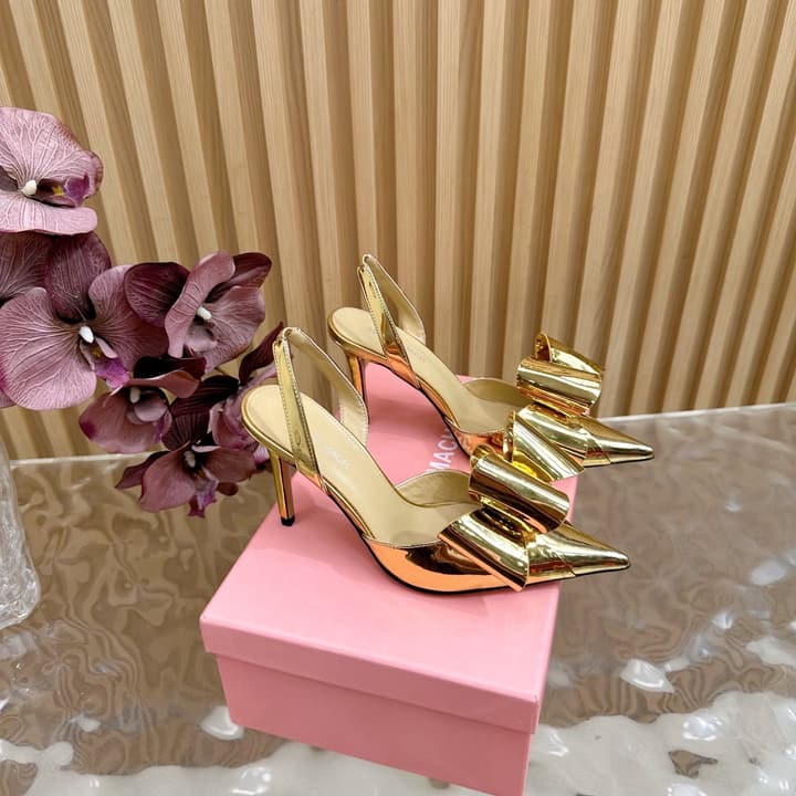 MACH & MACH Bingbing Bow High Heels – 2025 – 25SS in Black Suede With Bow