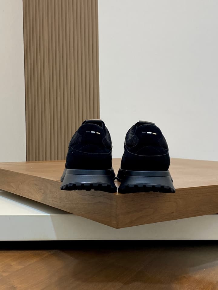 Boss Menswear Suede and Mesh Sneakers