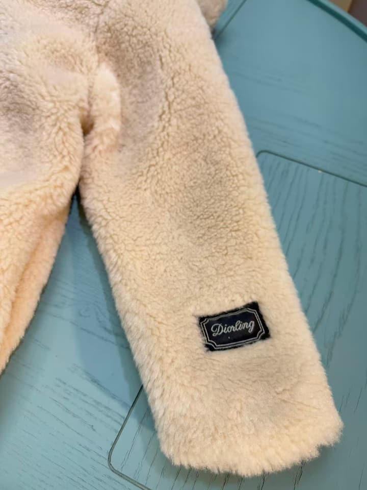 Dior Kids Faux Fleece Jacket – 25FW