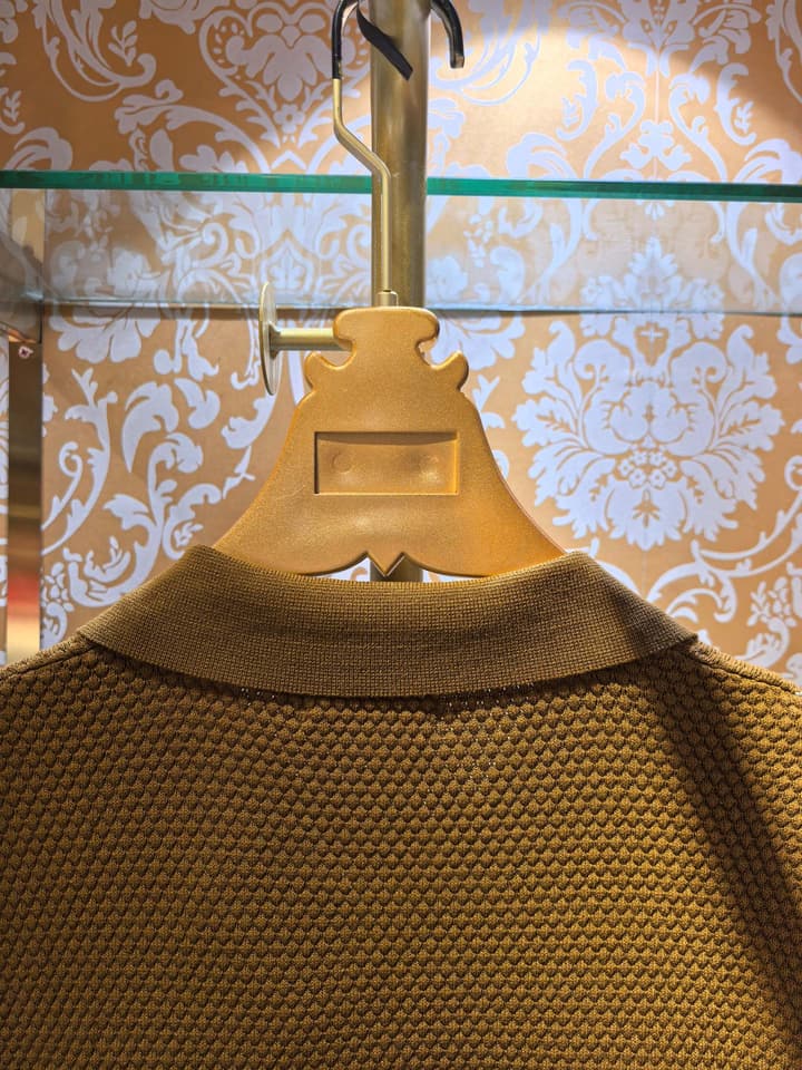 Brunello Cucinelli Logo Embroidered Knit Sweater – Spring/Summer Collection – 2026SS in Coffee Brown