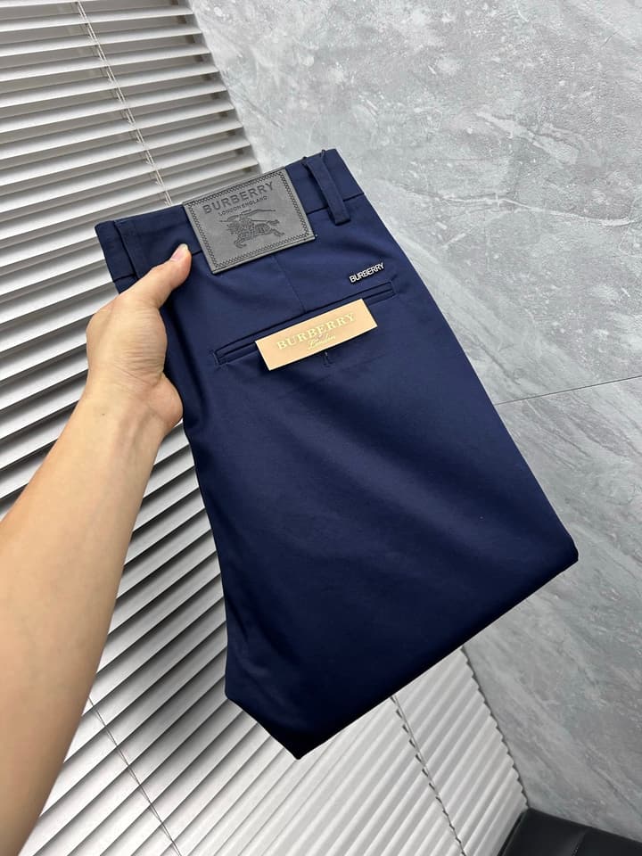 Burberry Tailored Casual Trousers – 2025SS in Camel Brown