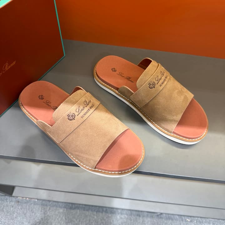 Loro Piana Summer Walk Crisscross Mules
