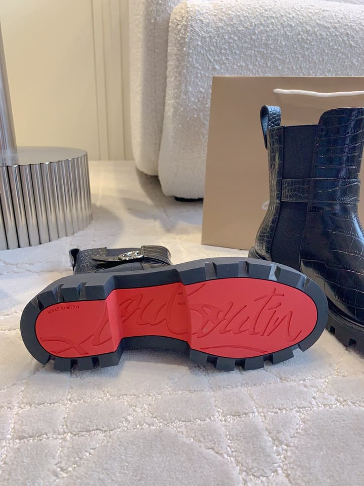 Christian Louboutin Chelsea Platform Ankle Boots