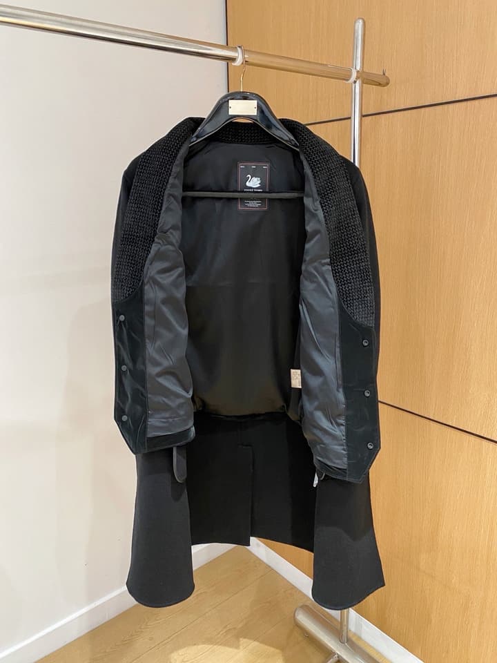 Dior Men's Wool Kensington Coat – 2025FW in Classic Black