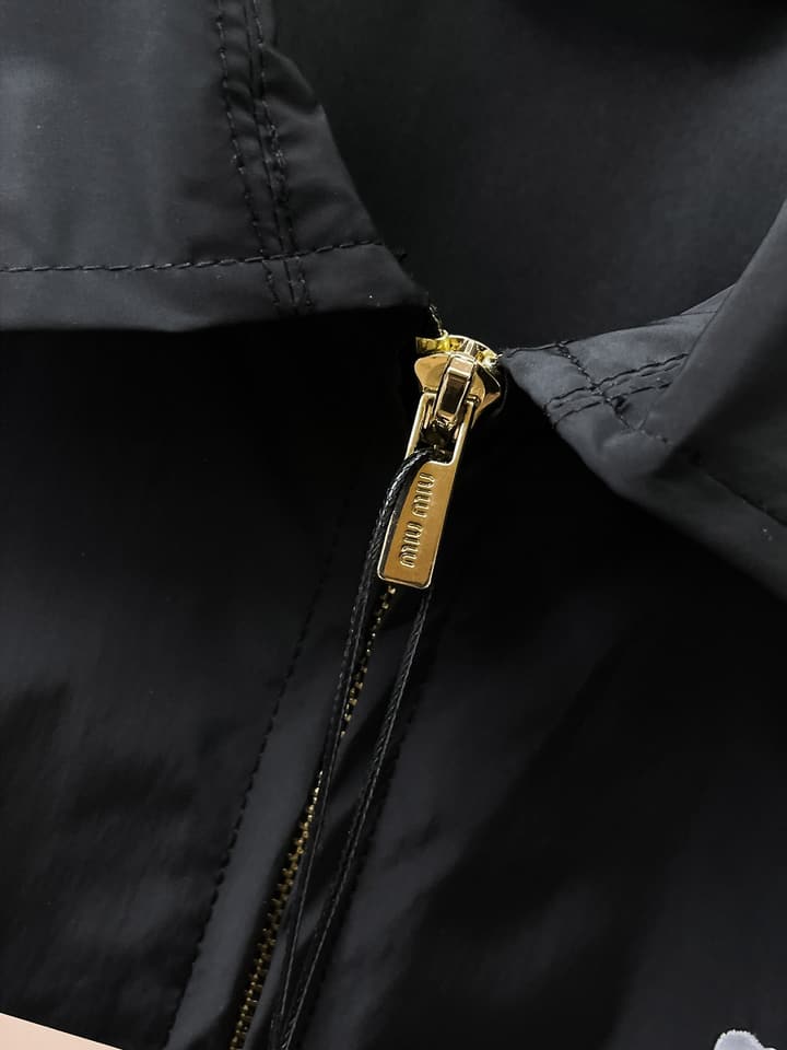Miu Miu Men's Casual Jacket – 2026SS in Black