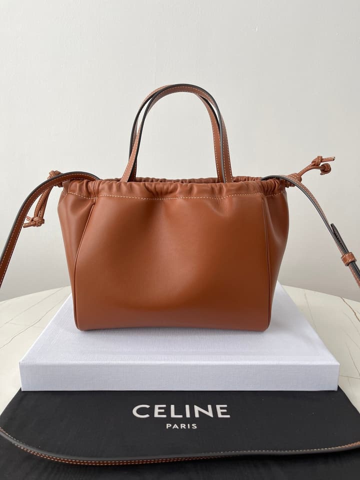 Celine Mini Cuir Cabas Triomphe Tote Bag – 2024SS in Beige