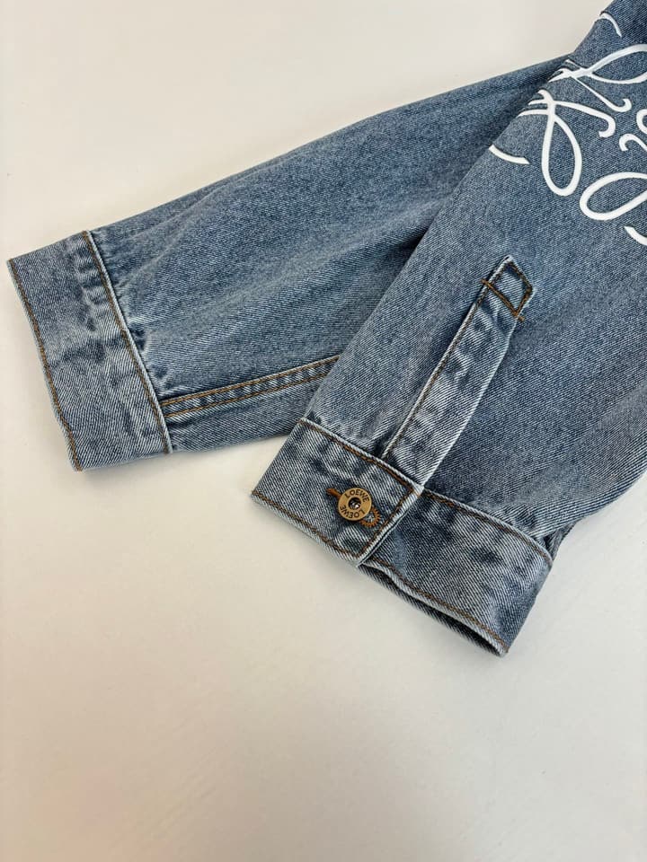 Loewe Anagram Denim Jacket – 24FW in Blue Denim