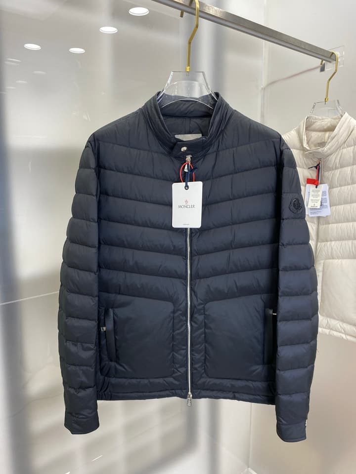 Moncler Arnique Men's Short Down Jacket – 25 Collection in Classic Black