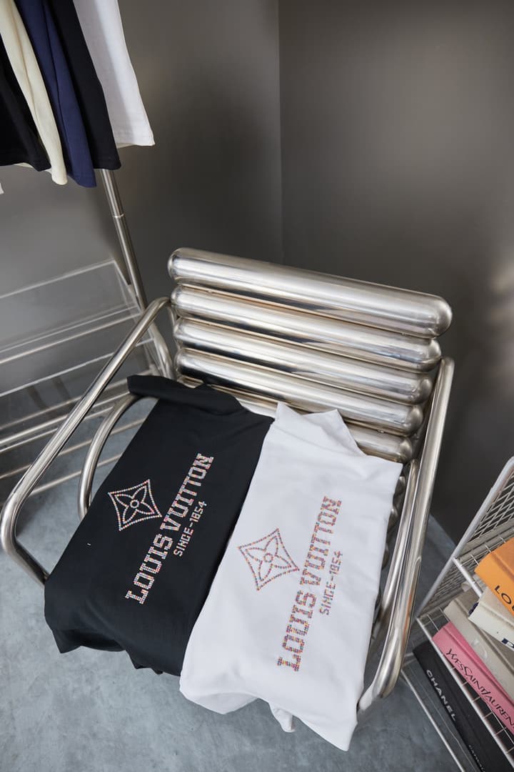 Louis Vuitton Embroidered Hollow LV Letter T-Shirt – 2026SS in Black