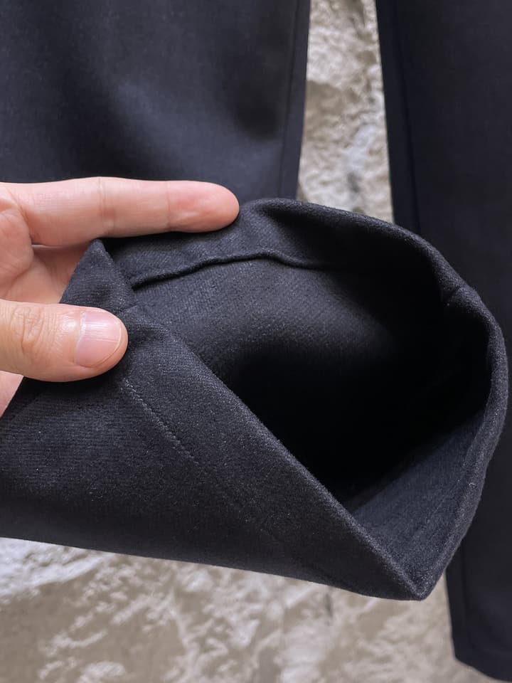 Louis Vuitton Wool Blend Dress Trousers – Autumn/Winter Collection in Black