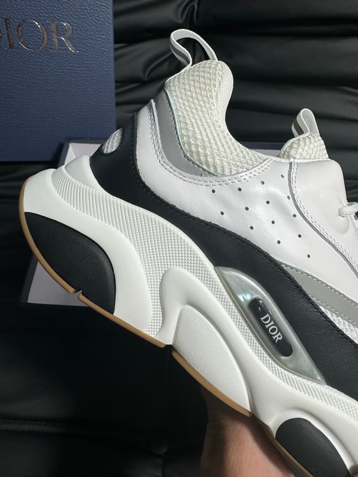 Dior B22 Calfskin Sneakers in Black