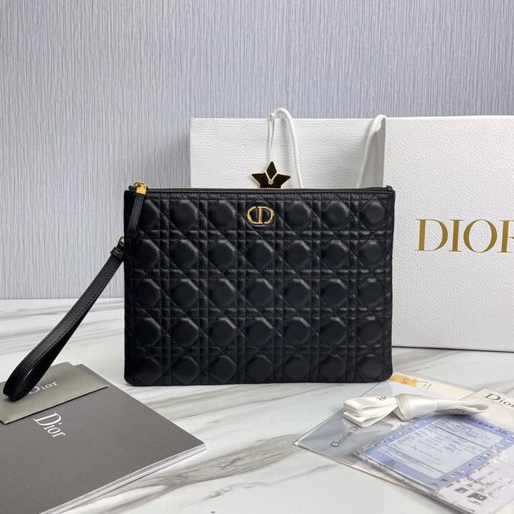 Dior Clutch Bag in Classic Black
