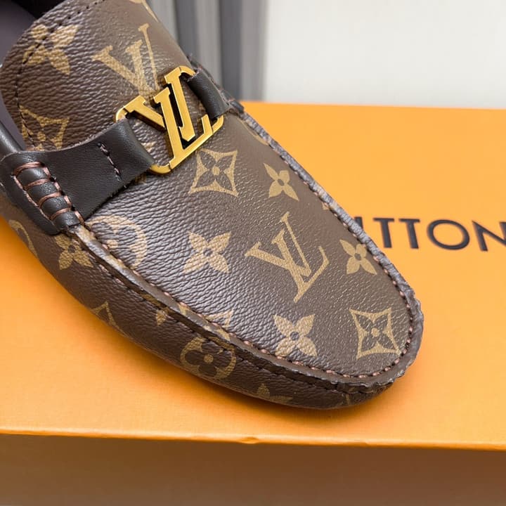 Louis Vuitton Monte Carlo Moccasin Loafers in Black Smooth Leather