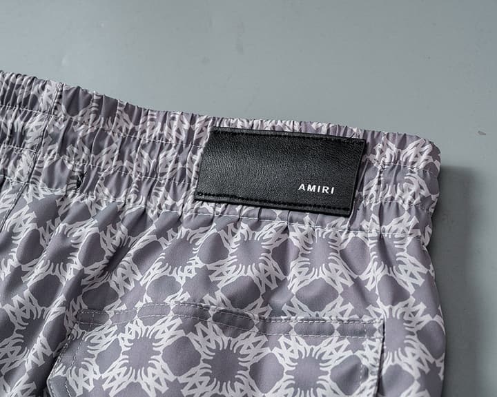 Amiri Men's High-Quality Swim Trunks – Spring/Summer Collection – 2026SS in Grey
