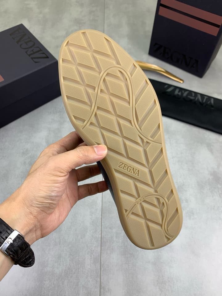 Zegna 232 Suede Calfskin Sneakers