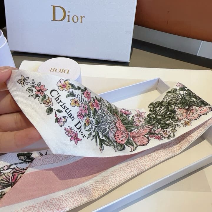 Dior Silk Twilly Scarf