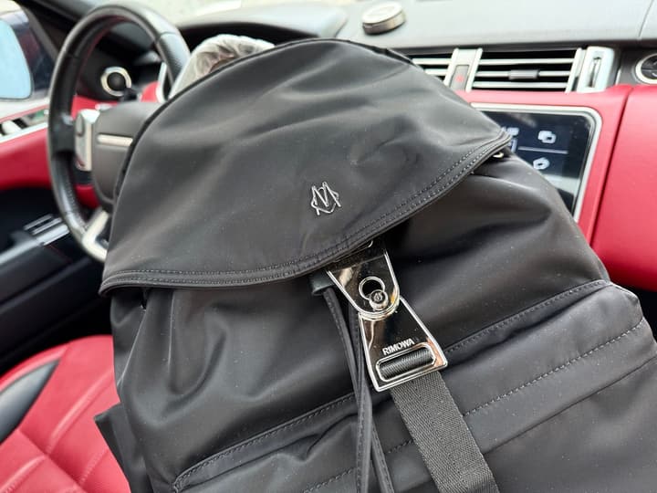 RIMOWA Never Still Canvas Backpack in Black