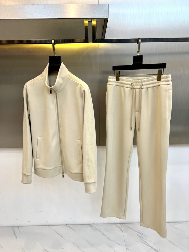 Dior Men's Structured Sportswear Tracksuit – 2025FW in Classic Black