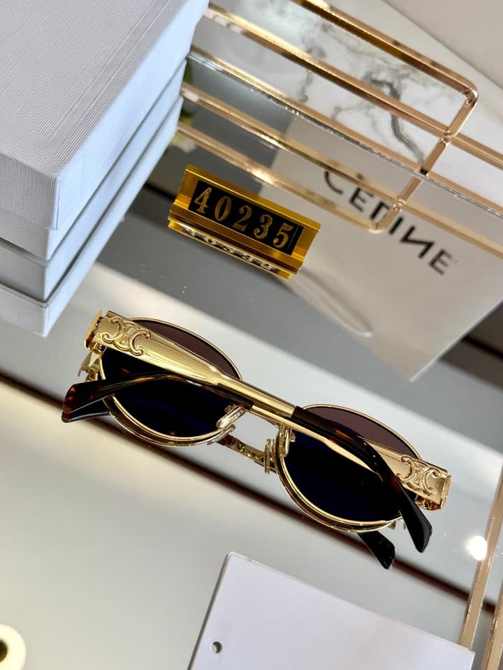 Celine Polarized Acetate Sunglasses